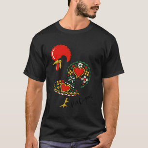 Galo de Barcelos Portugese haan T-shirt