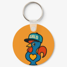 Galo Portugal Sleutelhanger – Cute Portugese Haan 