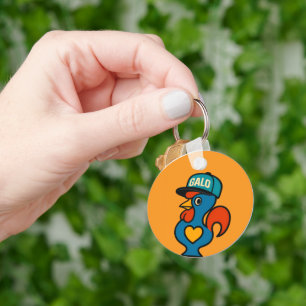 Galo Portugal Sleutelhanger – Cute Portugese Haan
