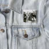 Galop Chromatique Vierkante Button 5,1 Cm (In situ)