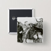 Galop Chromatique Vierkante Button 5,1 Cm (Voorkant /achterkant)