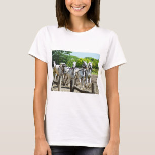 Galoping paarden t-shirt