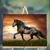 galopperend paard acryl bord (Neutraal)