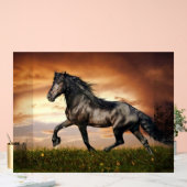 galopperend paard acryl bord (Huwelijk)