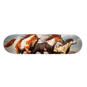 Galopperende Mustangs Persoonlijk Skateboard