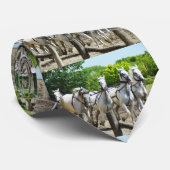 Galopperende paarden dieren stropdas (Opgerold)