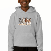 Galopperende Paarden Kinder Sweatshirt
