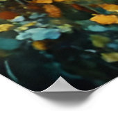 Galopperende Pinto hengst Van Gogh Poster (Hoek)