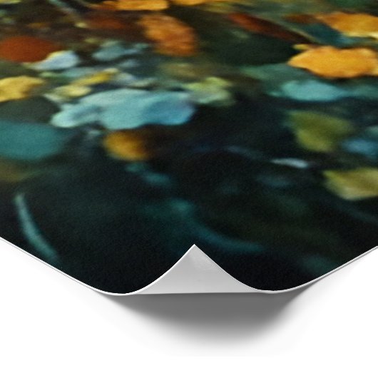 Galopperende Pinto hengst Van Gogh Poster (Hoek)