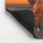 Galopperende volbloed Ocean Mousepad Muismat (Hoek)