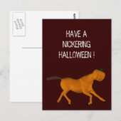 Galopping Halloween Horse Briefkaart (Voorkant / Achterkant)