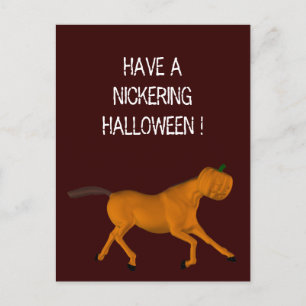 Galopping Halloween Horse Briefkaart