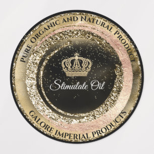 Galore Imperial Golden Crown Name Stimuleert Oil Labels
