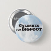 Galoshes voor Bigfoot - Ronde Button (Voorkant /achterkant)