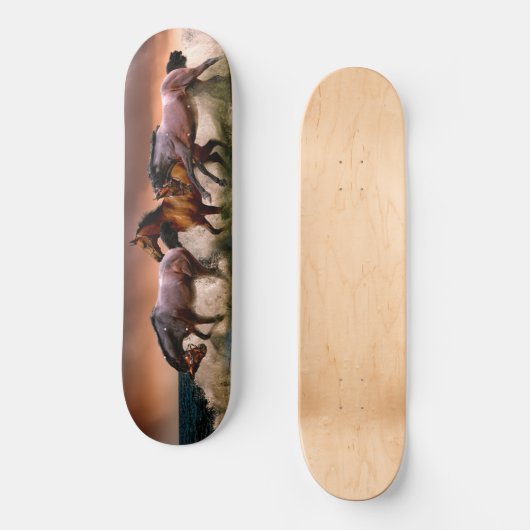 Galppaarden in het Surf Skateboard (Voorkant)
