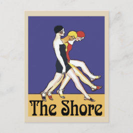 Gals op de Jersey Shore, stijl. Briefkaart