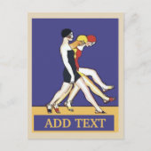 Gals op de Jersey Shore,  stijl. P Briefkaart (Voorkant)