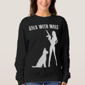 Gals With Mals  Belgian Malinois   For Women Trui (Voorkant)