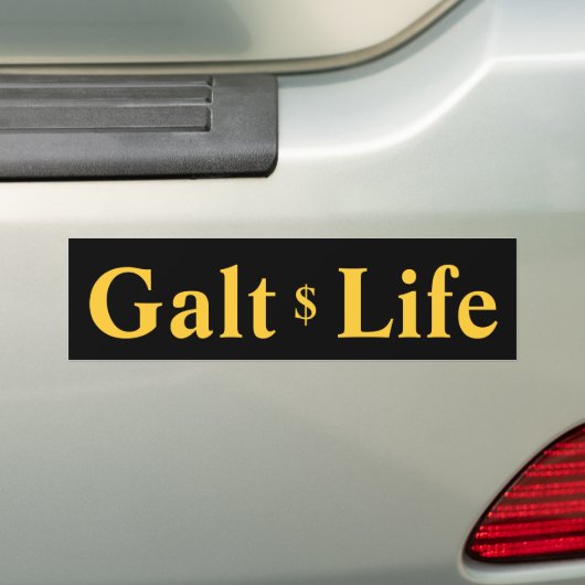 Galt Life Bumpersticker (Op auto)