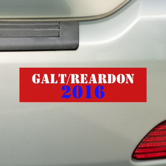 Galt Reardon 2016 Bumpersticker (Op auto)