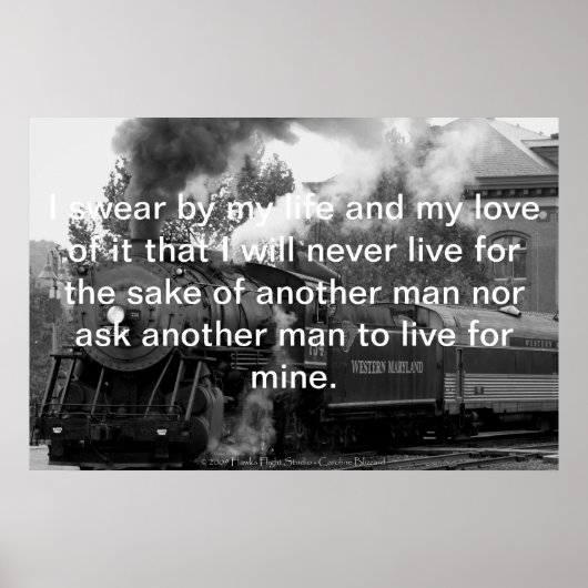 Galt's creed poster (Voorkant)