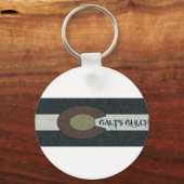 Galt's Golch - Rood wit en blauw combinatieontwerp Sleutelhanger (Voorkant)