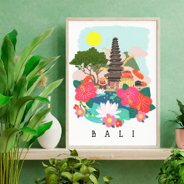 Galungan Celebration op Bali Poster