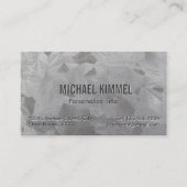 Galvanized Metal Kijk Visitekaartje (Voorkant)