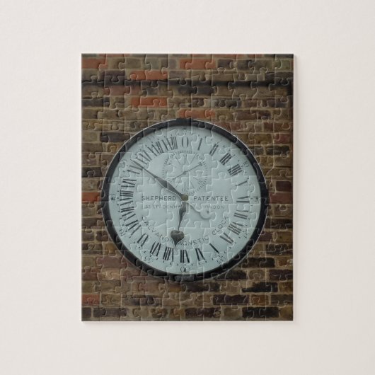 Galvanomagnetische Klok Legpuzzel (Verticaal)