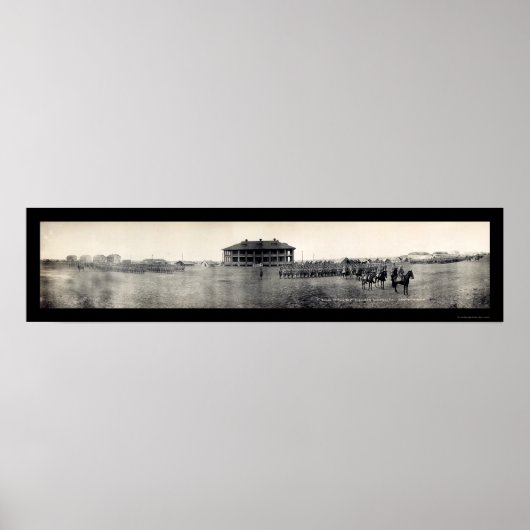 Galveston Army Parade 1911 Poster (Voorkant)