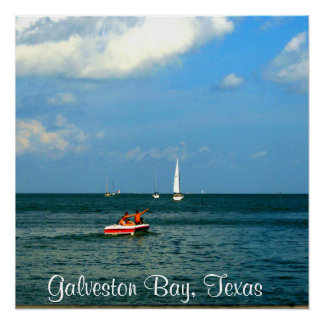 Galveston Bay, Texas Perfect Poster