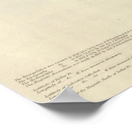 Galveston Bay, Texas Poster (Hoek)