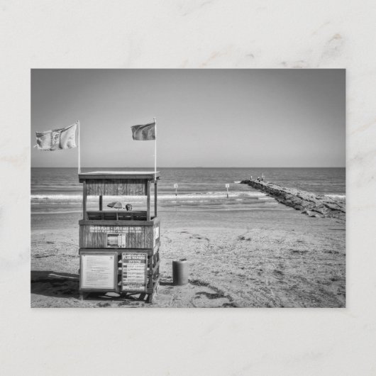 Galveston Beach Briefkaart (Voorkant)