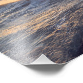 Galveston Beach Sunrise Foto Afdruk (Hoek)