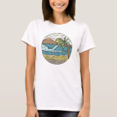 Galveston Beach Texas  T-shirt (Voorkant)