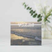 Galveston Beach Texas Travel Briefkaart (Staand voorkant)