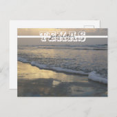 Galveston Beach Texas Travel Briefkaart (Voorkant / Achterkant)