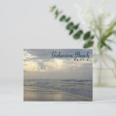 Galveston Beach Texas Travel Briefkaart (Staand voorkant)