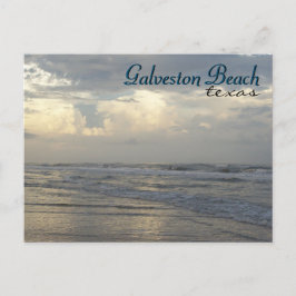 Galveston Beach Texas Travel Briefkaart