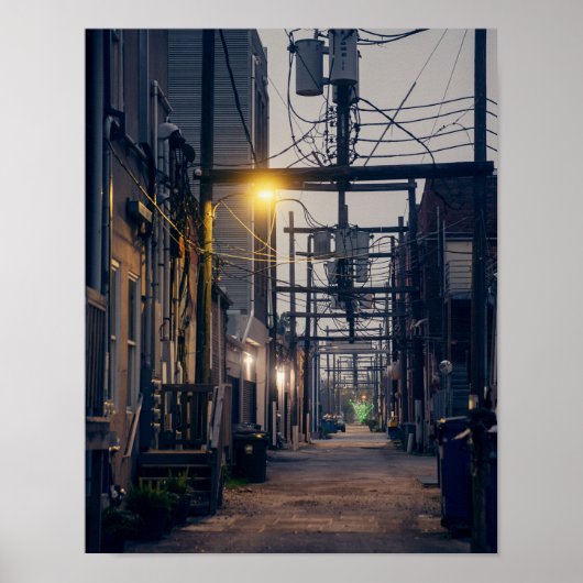Galveston bij Nacht Poster (Voorkant)