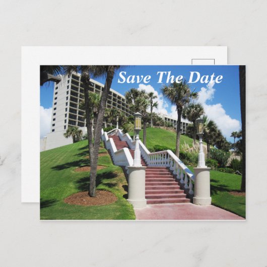 Galveston | Briefkaart voor bekendmaking datum ops (Voorkant / Achterkant)