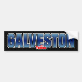 Galveston Bumper Bumpersticker (Voorkant)