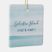 Galveston Island Keramisch Ornament (Rechts)