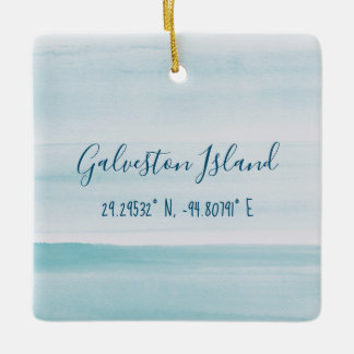 Galveston Island Keramisch Ornament