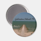 Galveston Island Magnet (Voorkant / Achterkant)