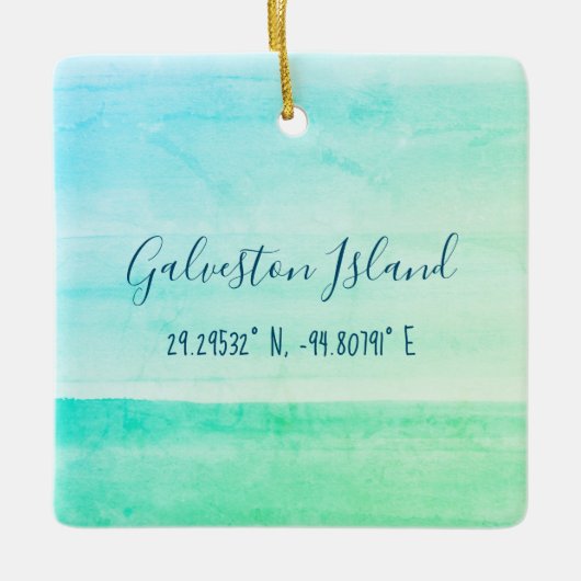 Galveston Island Ornament (Voorkant)