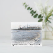 Galveston Island Pleasure Pier Briefkaart (Staand voorkant)