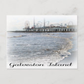 Galveston Island Pleasure Pier Briefkaart (Voorkant)