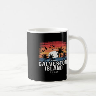 Galveston Island Strand Texas Surfen Surfer Koffiemok