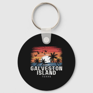 Galveston Island Strand Texas Surfen Surfer  Sleutelhanger